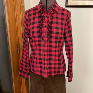 Darling Buffalo Plaid Button Down Shirt